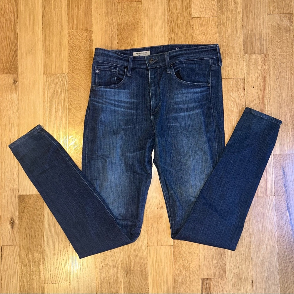 AG Adriano Goldschmied Farrah High Rise Skinny Blue Jeans Women’s 29